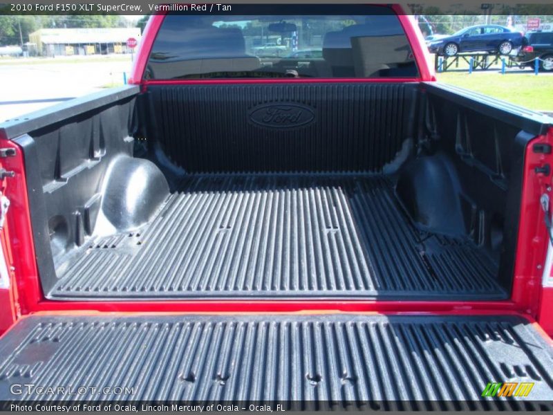 Vermillion Red / Tan 2010 Ford F150 XLT SuperCrew