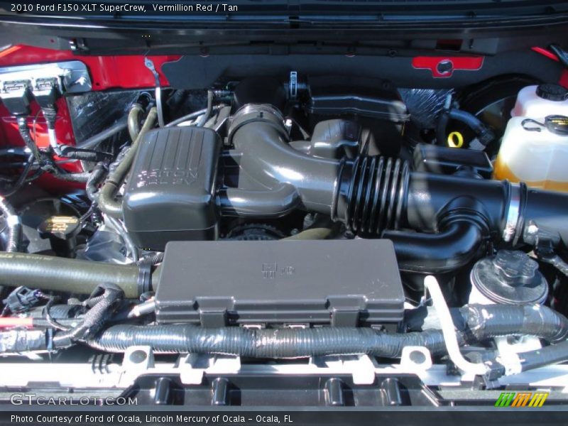 Vermillion Red / Tan 2010 Ford F150 XLT SuperCrew