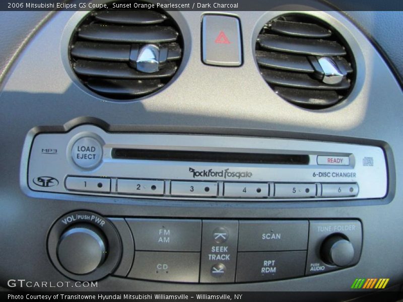 Sunset Orange Pearlescent / Dark Charcoal 2006 Mitsubishi Eclipse GS Coupe