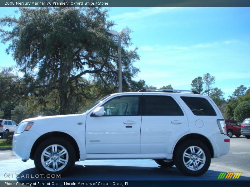 Oxford White / Stone 2008 Mercury Mariner V6 Premier