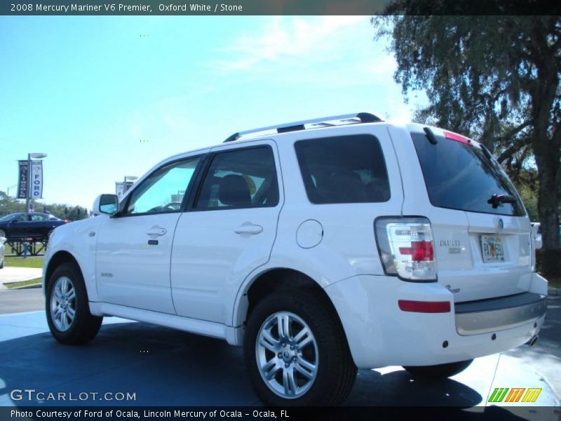 Oxford White / Stone 2008 Mercury Mariner V6 Premier
