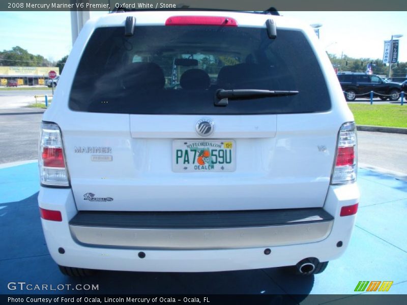 Oxford White / Stone 2008 Mercury Mariner V6 Premier