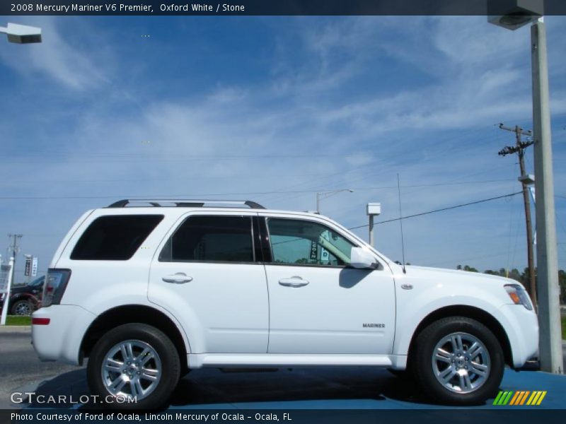 Oxford White / Stone 2008 Mercury Mariner V6 Premier