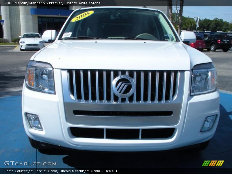 Oxford White / Stone 2008 Mercury Mariner V6 Premier
