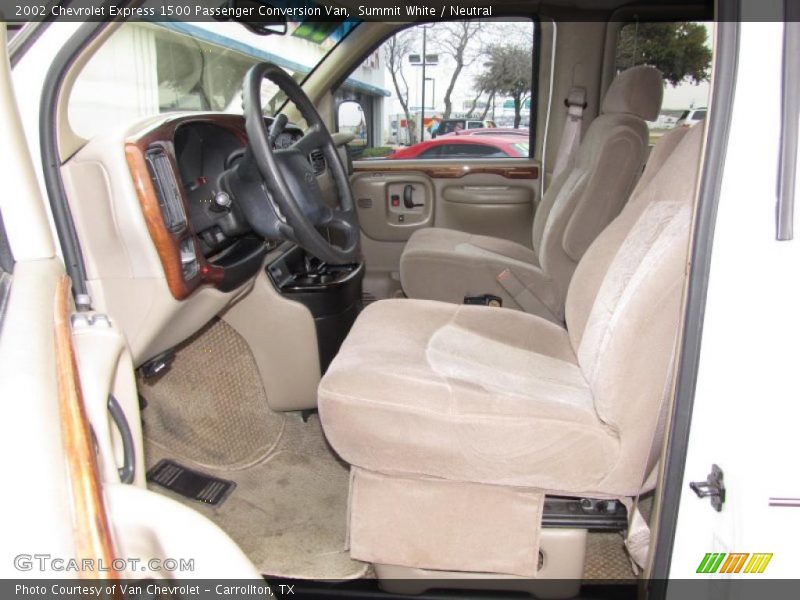  2002 Express 1500 Passenger Conversion Van Neutral Interior
