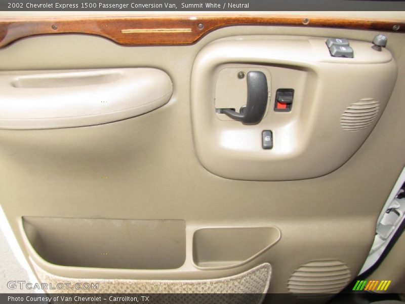 Summit White / Neutral 2002 Chevrolet Express 1500 Passenger Conversion Van