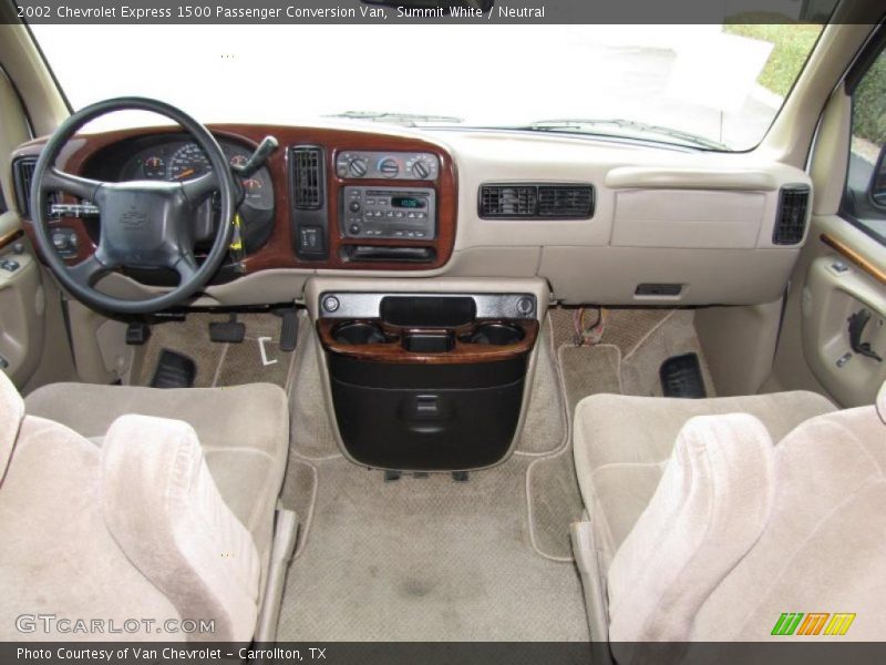 Dashboard of 2002 Express 1500 Passenger Conversion Van