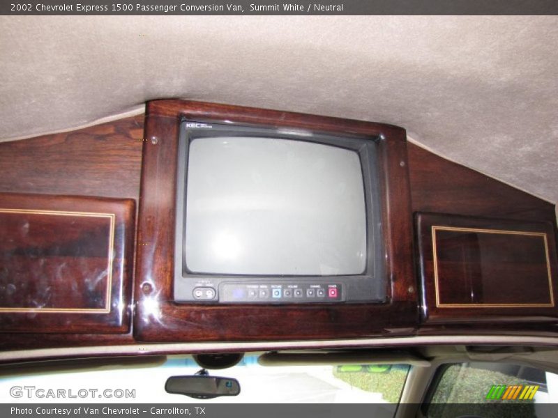 Summit White / Neutral 2002 Chevrolet Express 1500 Passenger Conversion Van