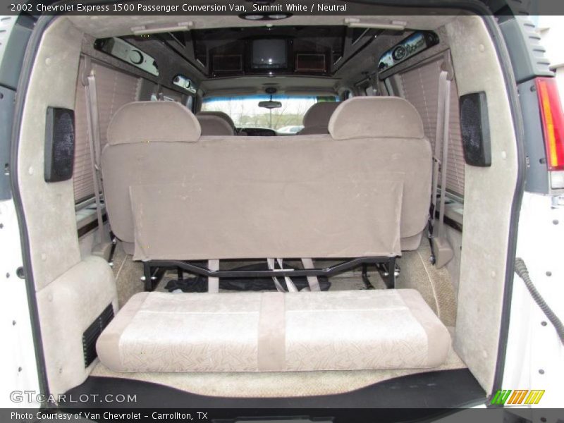 Summit White / Neutral 2002 Chevrolet Express 1500 Passenger Conversion Van