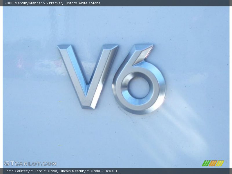 Oxford White / Stone 2008 Mercury Mariner V6 Premier