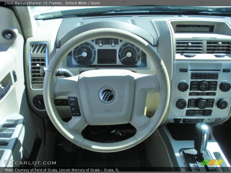 Oxford White / Stone 2008 Mercury Mariner V6 Premier