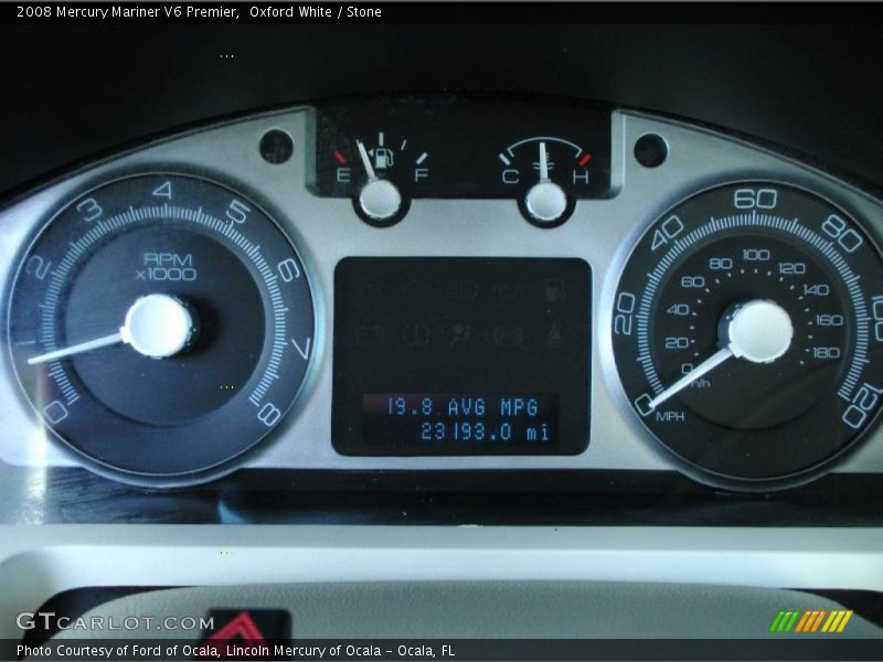 Oxford White / Stone 2008 Mercury Mariner V6 Premier