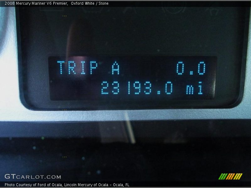 Oxford White / Stone 2008 Mercury Mariner V6 Premier