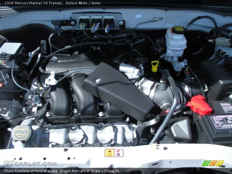 Oxford White / Stone 2008 Mercury Mariner V6 Premier