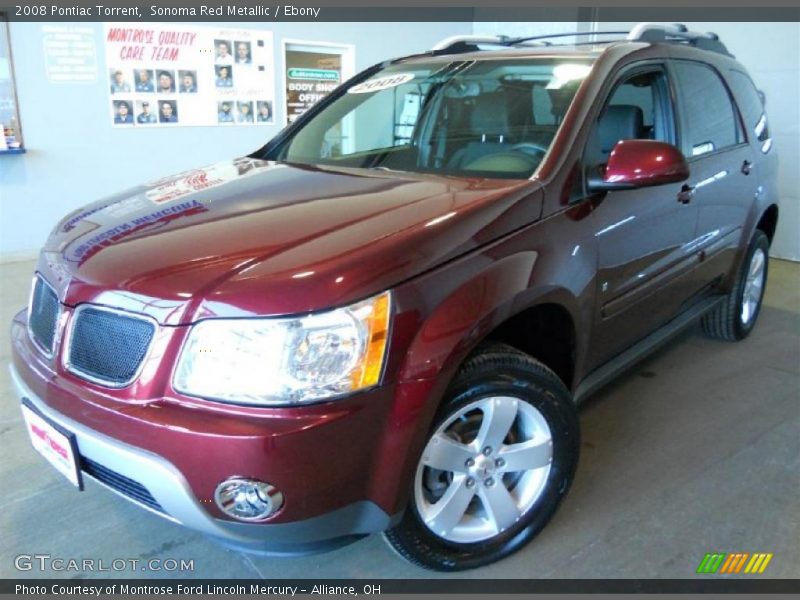Sonoma Red Metallic / Ebony 2008 Pontiac Torrent