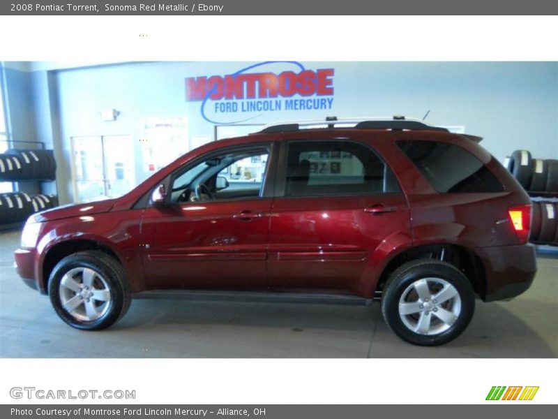 Sonoma Red Metallic / Ebony 2008 Pontiac Torrent