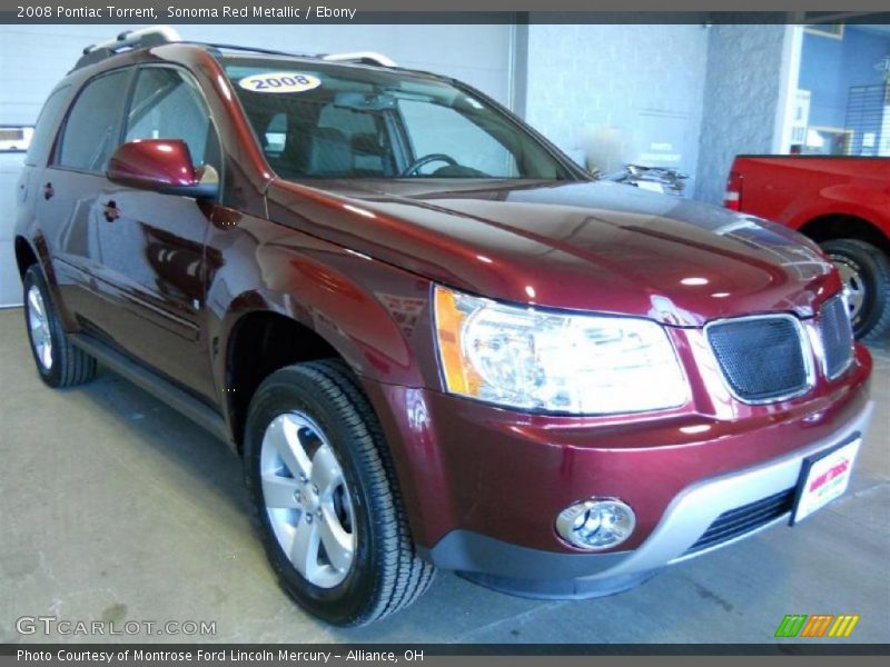 Sonoma Red Metallic / Ebony 2008 Pontiac Torrent