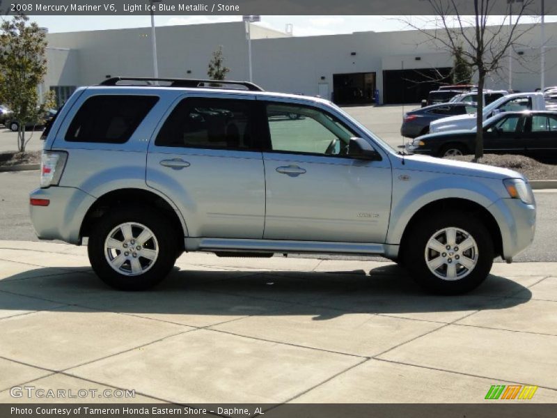 Light Ice Blue Metallic / Stone 2008 Mercury Mariner V6