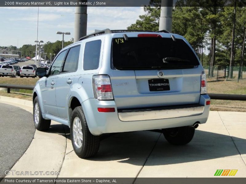 Light Ice Blue Metallic / Stone 2008 Mercury Mariner V6