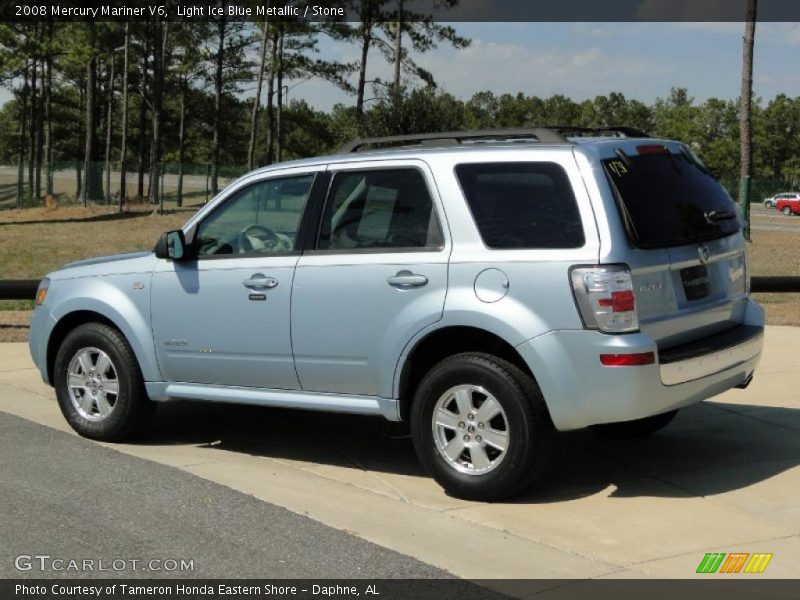 Light Ice Blue Metallic / Stone 2008 Mercury Mariner V6