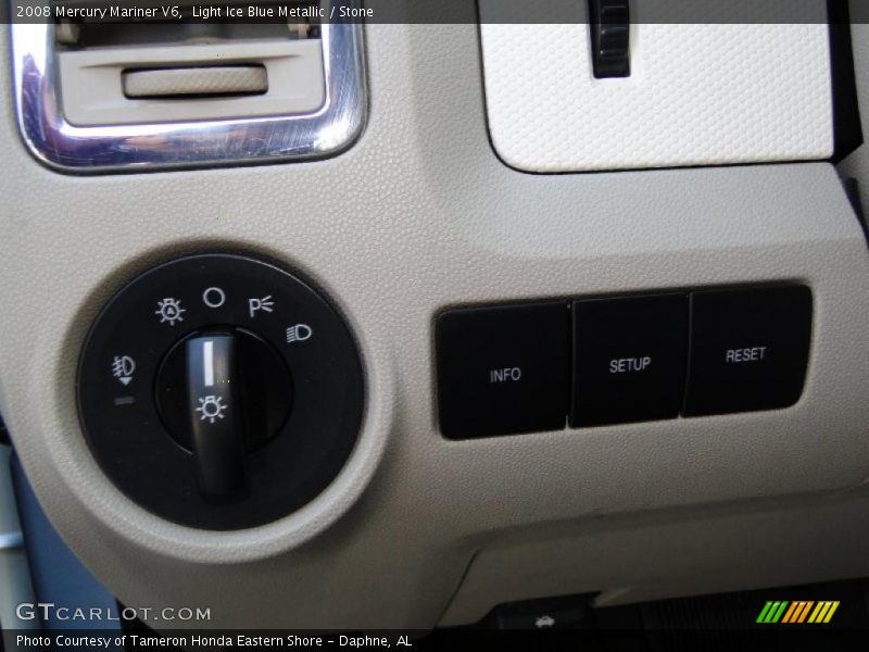 Light Ice Blue Metallic / Stone 2008 Mercury Mariner V6