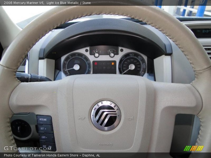 Light Ice Blue Metallic / Stone 2008 Mercury Mariner V6