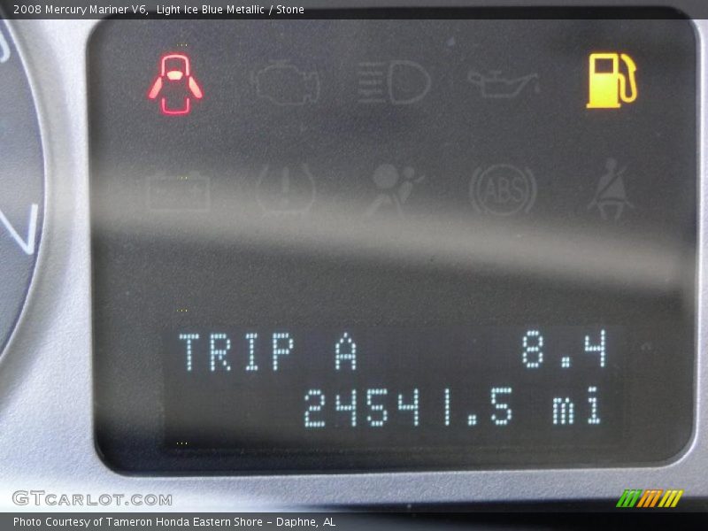 Light Ice Blue Metallic / Stone 2008 Mercury Mariner V6