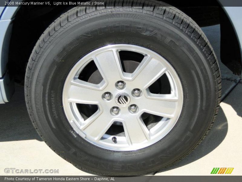 Light Ice Blue Metallic / Stone 2008 Mercury Mariner V6