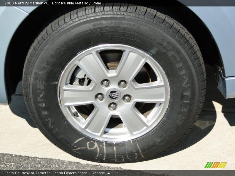 Light Ice Blue Metallic / Stone 2008 Mercury Mariner V6