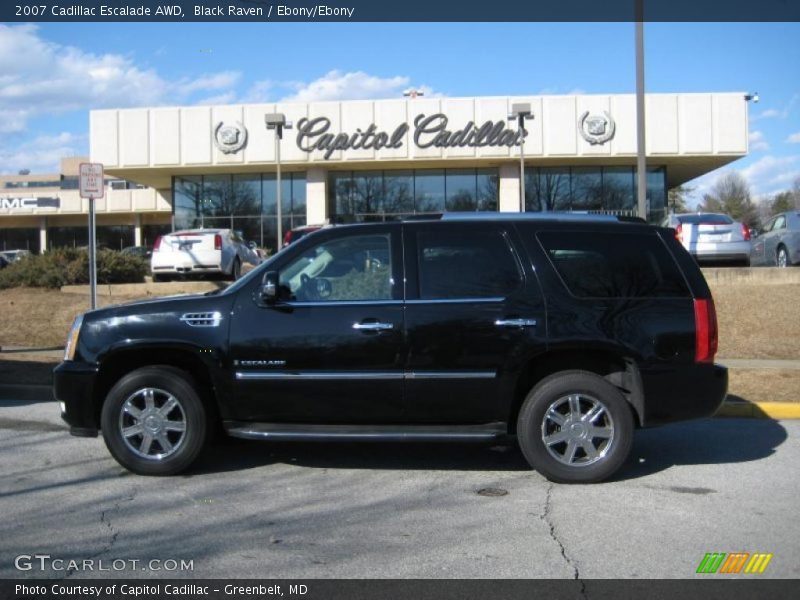 Black Raven / Ebony/Ebony 2007 Cadillac Escalade AWD