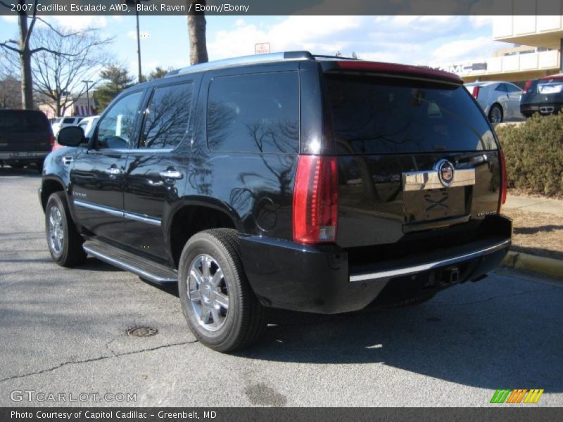 Black Raven / Ebony/Ebony 2007 Cadillac Escalade AWD