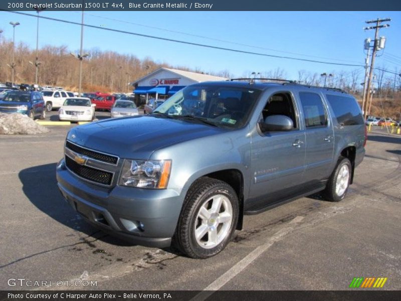 Blue Granite Metallic / Ebony 2008 Chevrolet Suburban 1500 LT 4x4