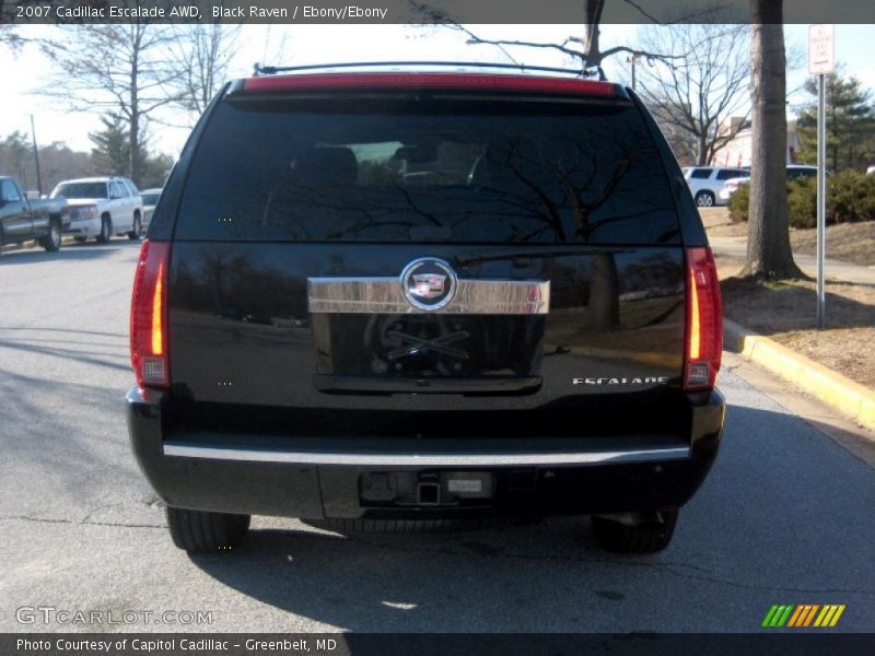 Black Raven / Ebony/Ebony 2007 Cadillac Escalade AWD