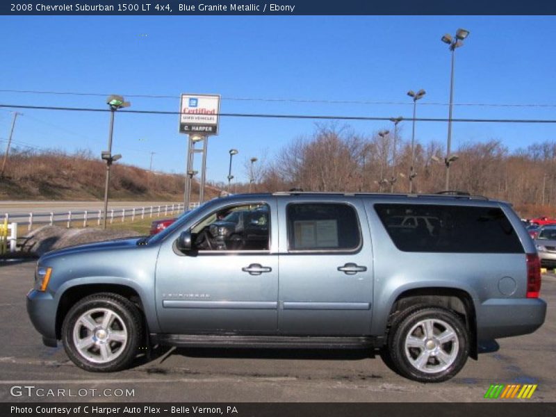 Blue Granite Metallic / Ebony 2008 Chevrolet Suburban 1500 LT 4x4