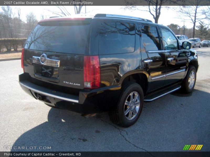 Black Raven / Ebony/Ebony 2007 Cadillac Escalade AWD