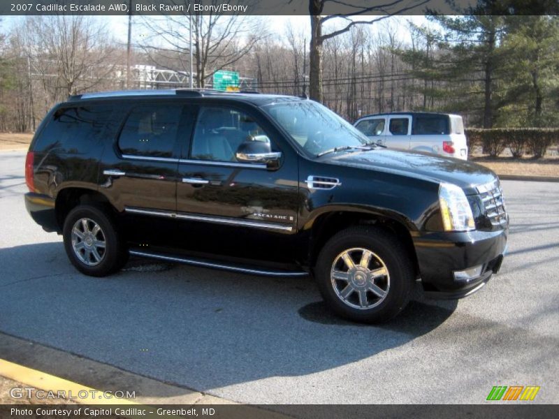 Black Raven / Ebony/Ebony 2007 Cadillac Escalade AWD