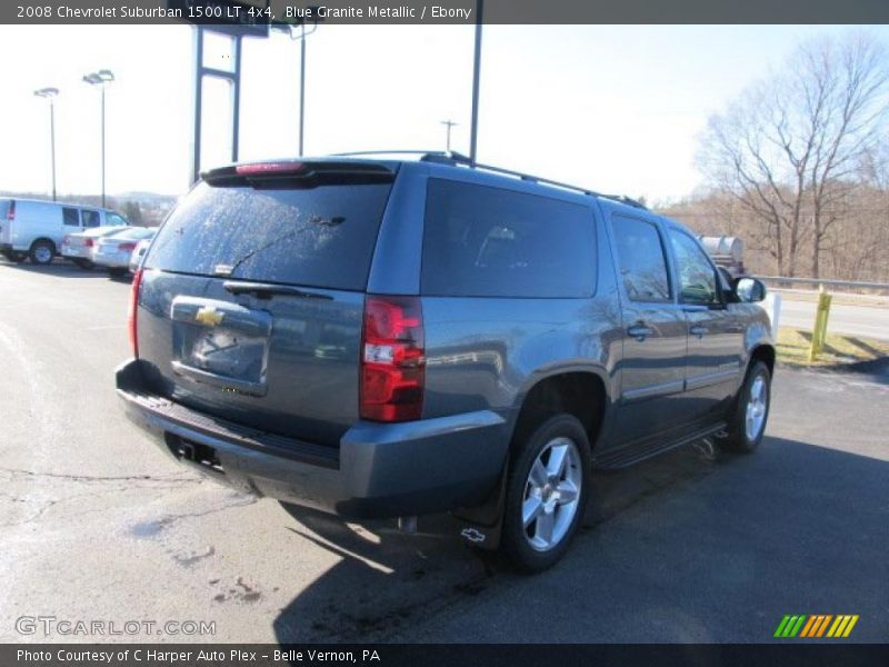 Blue Granite Metallic / Ebony 2008 Chevrolet Suburban 1500 LT 4x4