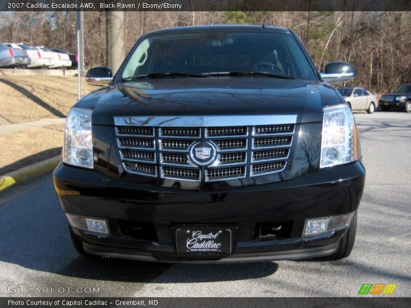 Black Raven / Ebony/Ebony 2007 Cadillac Escalade AWD