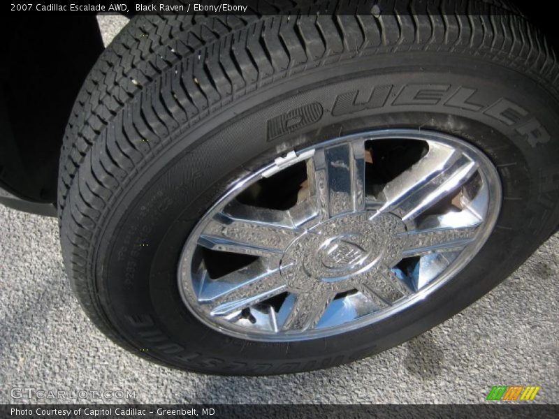 Black Raven / Ebony/Ebony 2007 Cadillac Escalade AWD