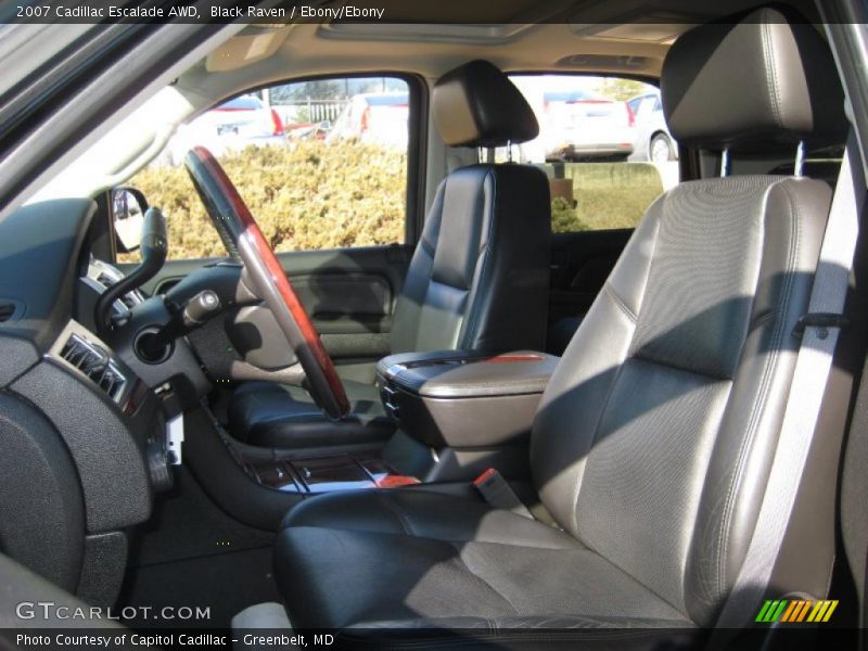 Black Raven / Ebony/Ebony 2007 Cadillac Escalade AWD