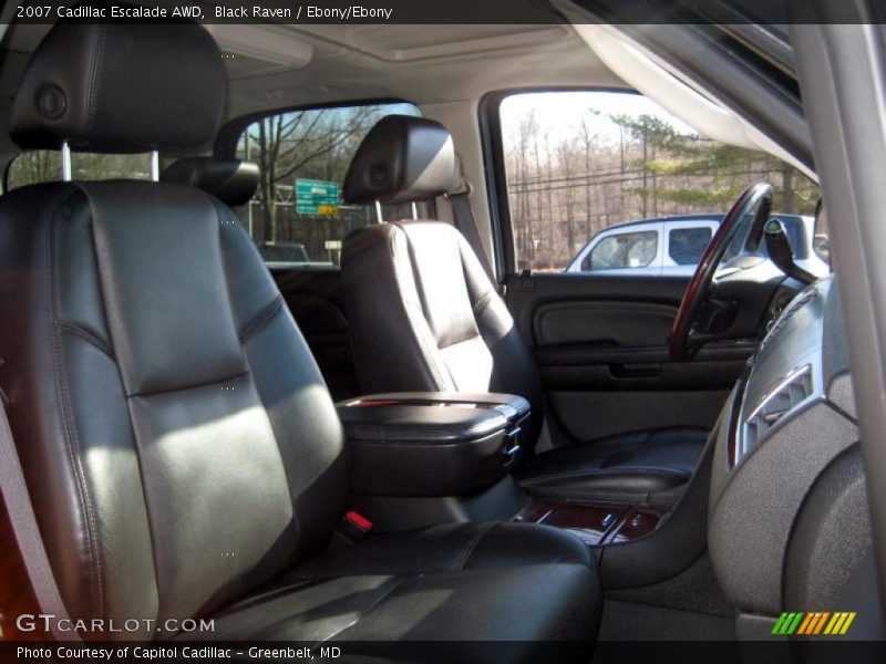Black Raven / Ebony/Ebony 2007 Cadillac Escalade AWD