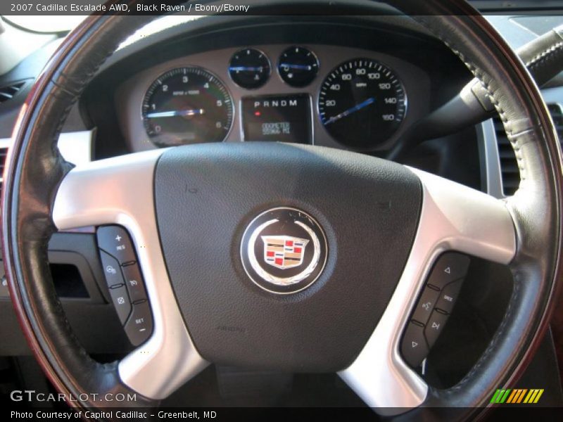 Black Raven / Ebony/Ebony 2007 Cadillac Escalade AWD