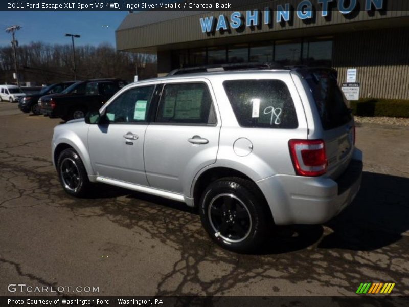 Ingot Silver Metallic / Charcoal Black 2011 Ford Escape XLT Sport V6 4WD