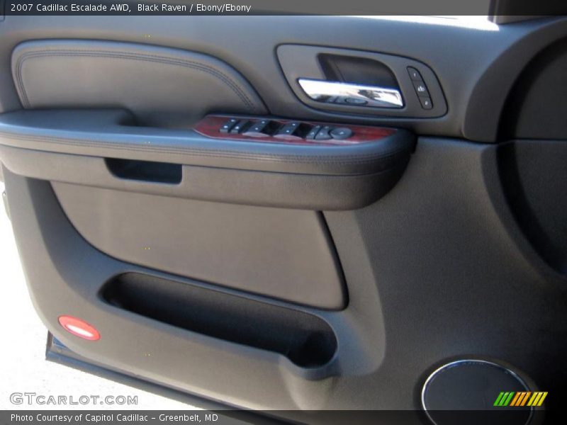 Black Raven / Ebony/Ebony 2007 Cadillac Escalade AWD