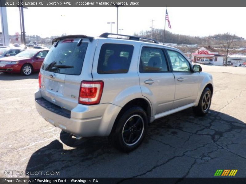 Ingot Silver Metallic / Charcoal Black 2011 Ford Escape XLT Sport V6 4WD