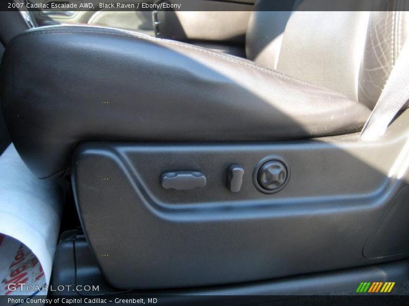 Black Raven / Ebony/Ebony 2007 Cadillac Escalade AWD