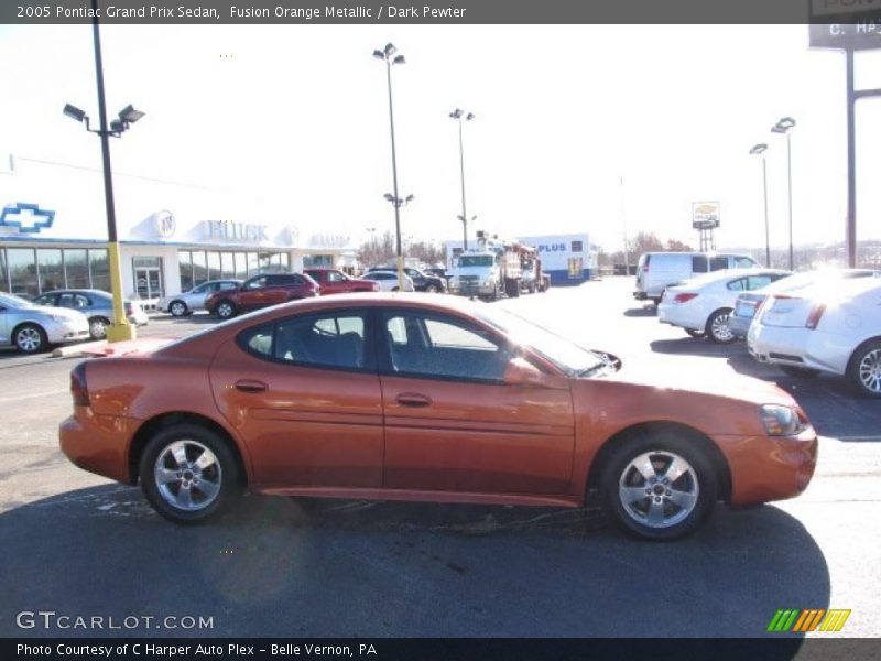 Fusion Orange Metallic / Dark Pewter 2005 Pontiac Grand Prix Sedan