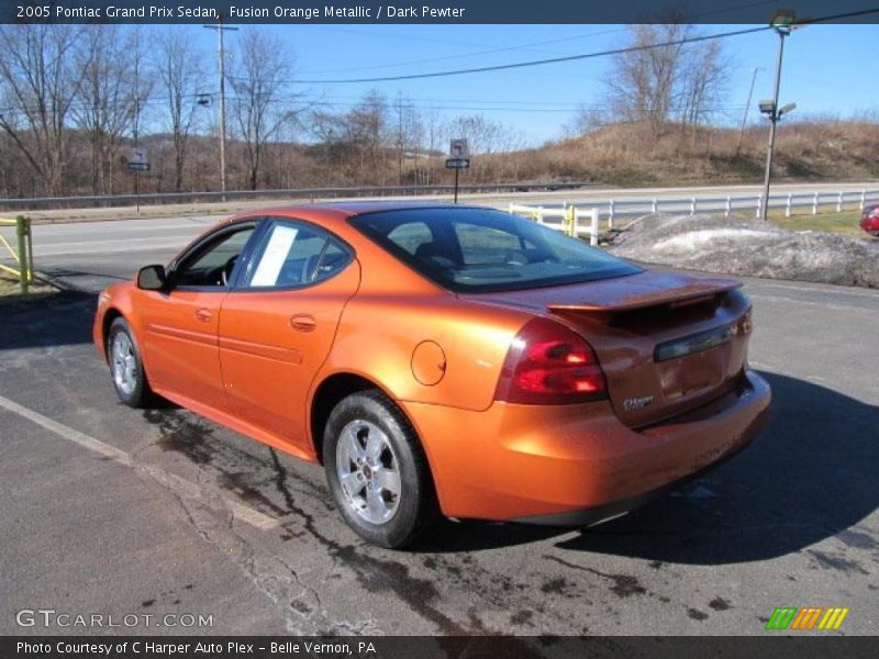  2005 Grand Prix Sedan Fusion Orange Metallic