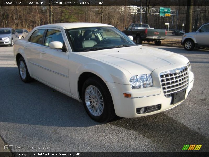 Cool Vanilla White / Dark Slate Gray 2008 Chrysler 300 Touring