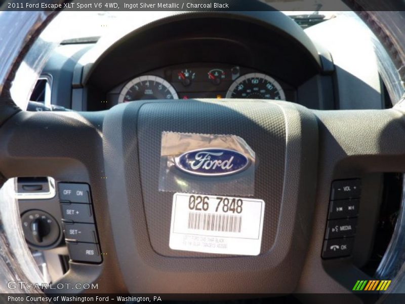 Ingot Silver Metallic / Charcoal Black 2011 Ford Escape XLT Sport V6 4WD